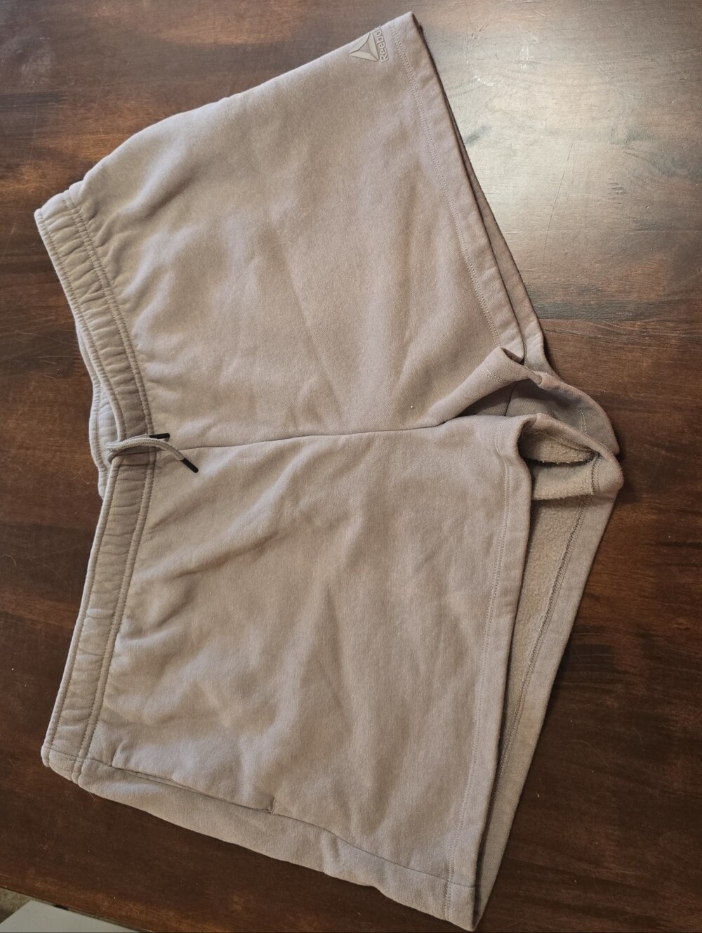 Reebok Beige/Taupe Fleece Lounge Shorts